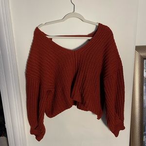 Cropped sweater